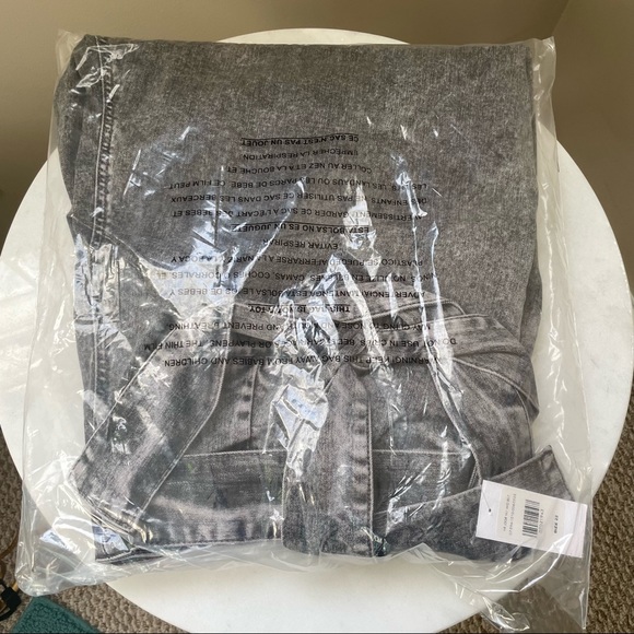 High Rise Tie Waist Denim Joggers | Fashion To Figure - Picture 7 of 9